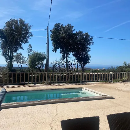 Petit Chalet D'Ete Avec Piscine Privee Chauffee Bonifacio  Extérieur photo